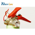 Portable abc aluminum fire extinguisher valve parts dry powder type